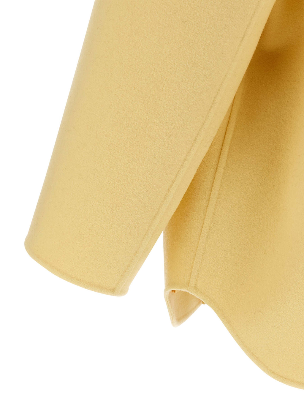 Bicolor Virgin Wool Coat