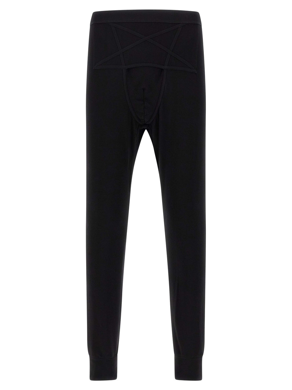 Black Wool Leggings