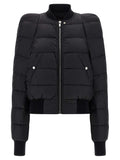 Black Nylon Bomber