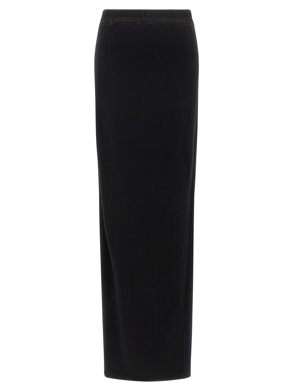 Black Cotton Mini Skirt
