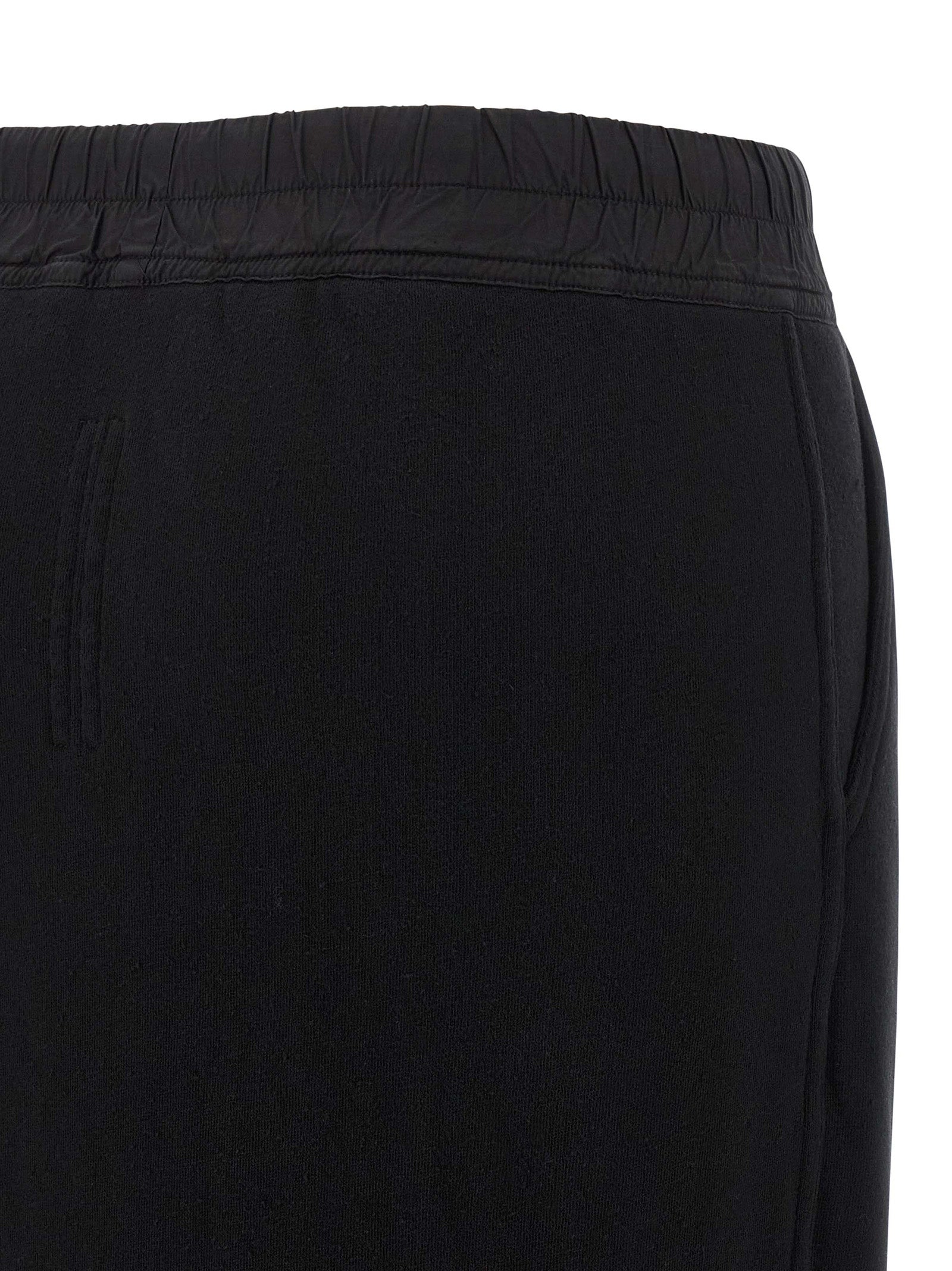 Black Cotton Mini Skirt