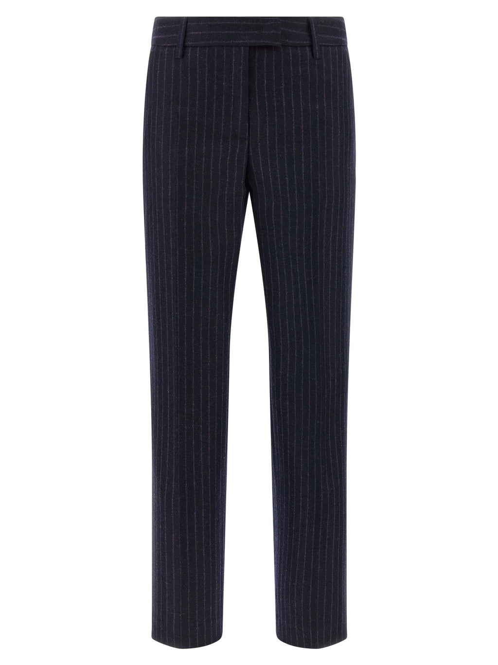 Blue Virgin Wool Dress Pants