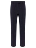 Blue Virgin Wool Dress Pants