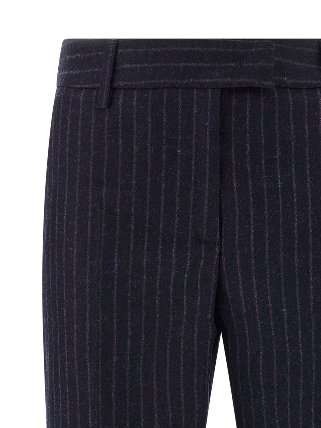 Blue Virgin Wool Dress Pants
