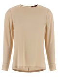Beige Silk Blouse