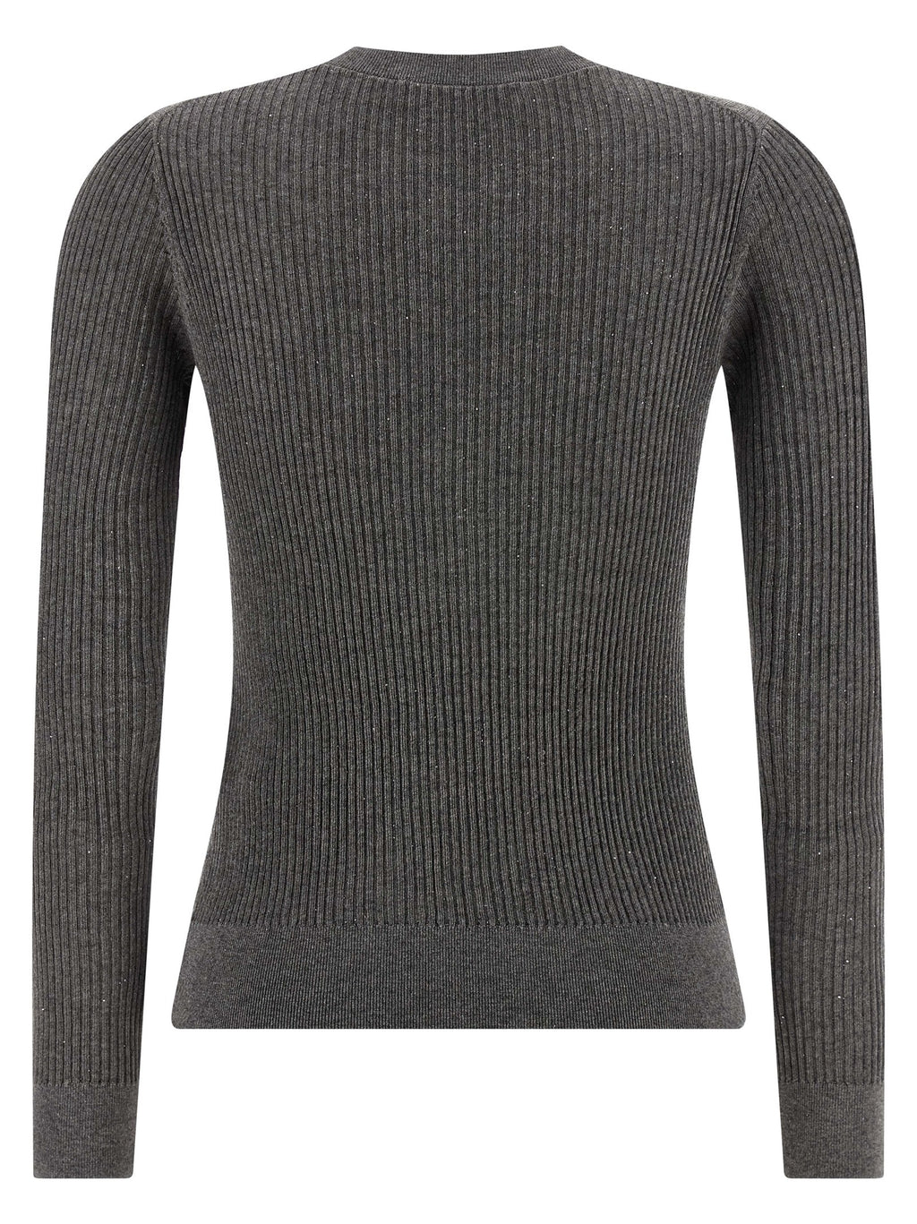 Gray Silk Cardigan