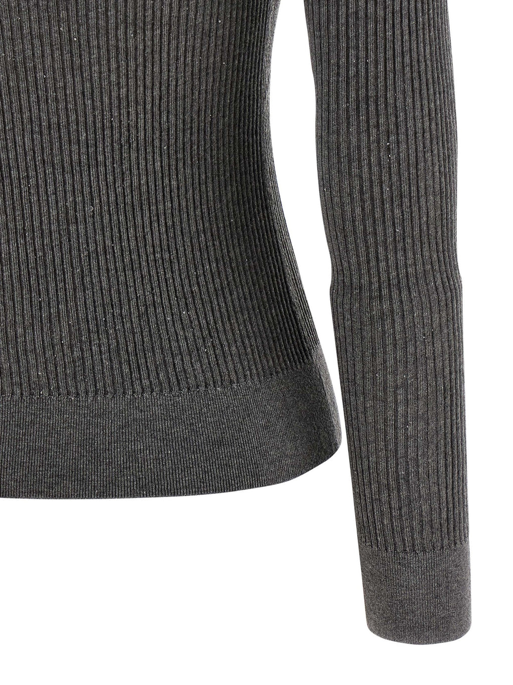 Gray Silk Cardigan