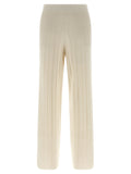 White Cashmere Joggers (Workout Pants)