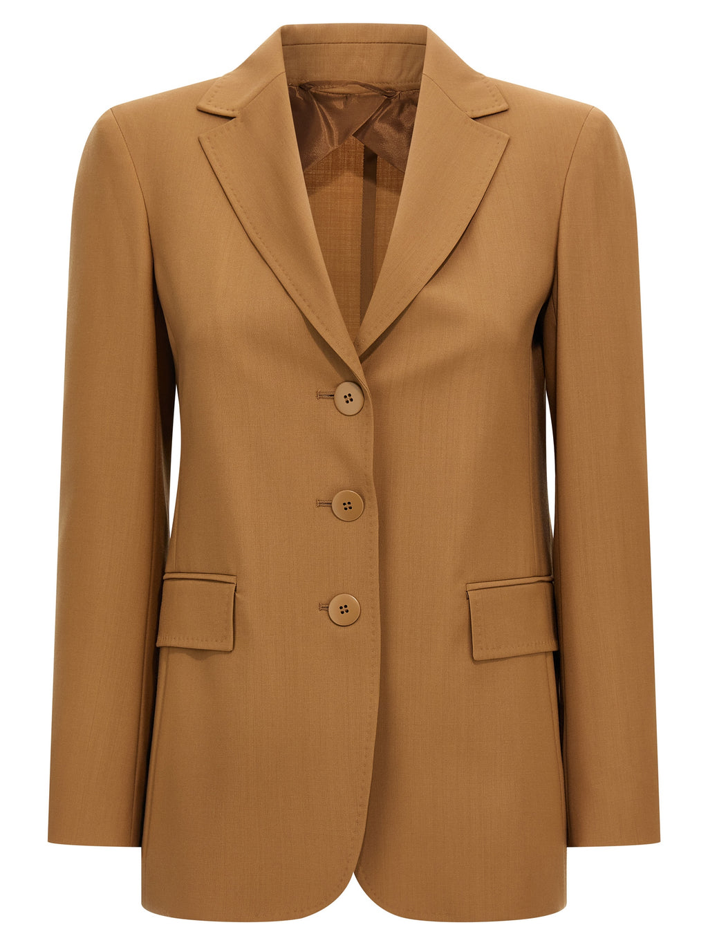 Brown Virgin Wool Blazer
