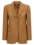 Brown Virgin Wool Blazer