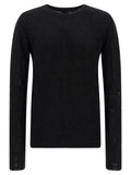 Black Wool Cardigan