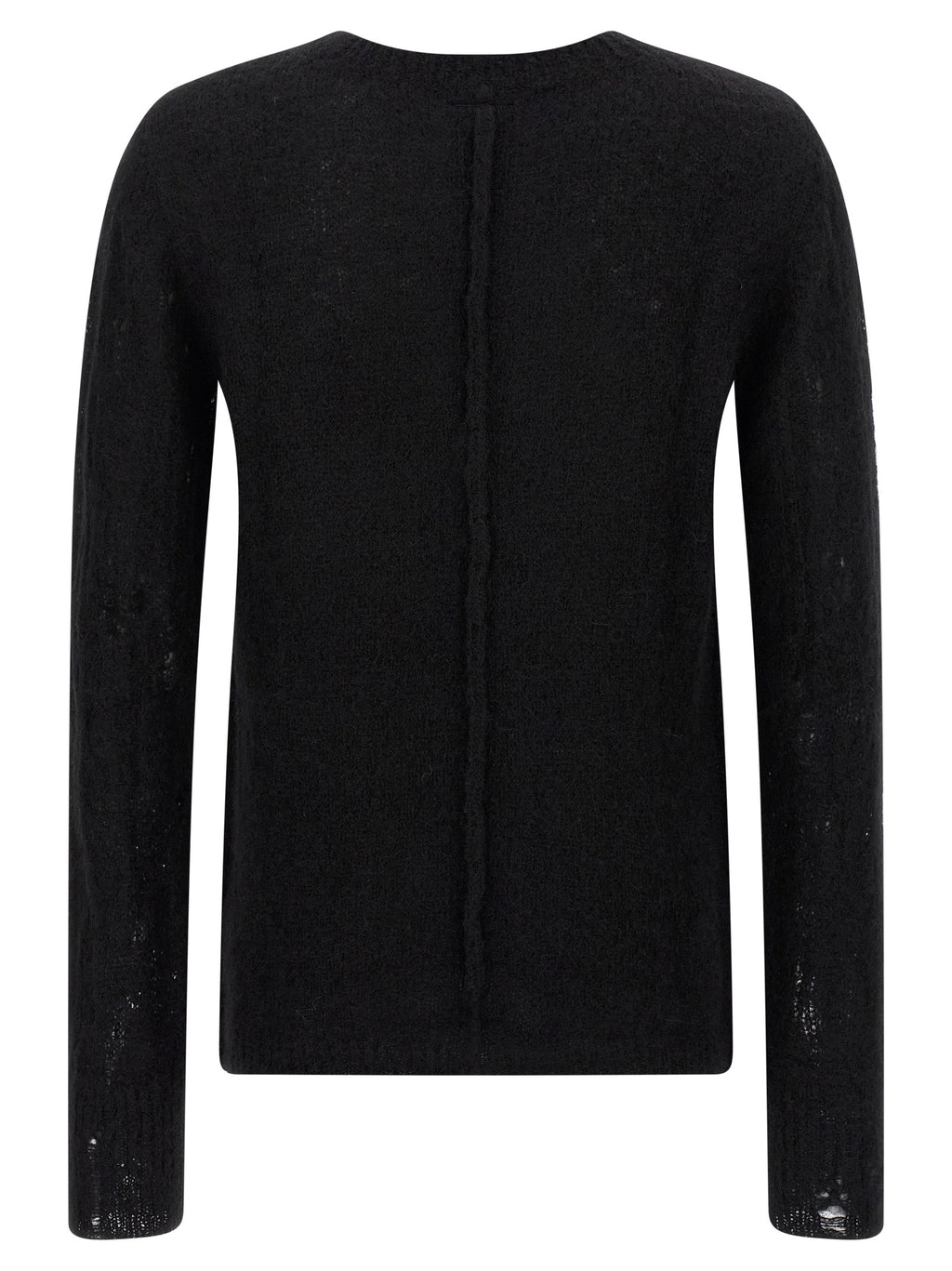 Black Wool Cardigan