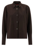 Brown Polyester Blouse