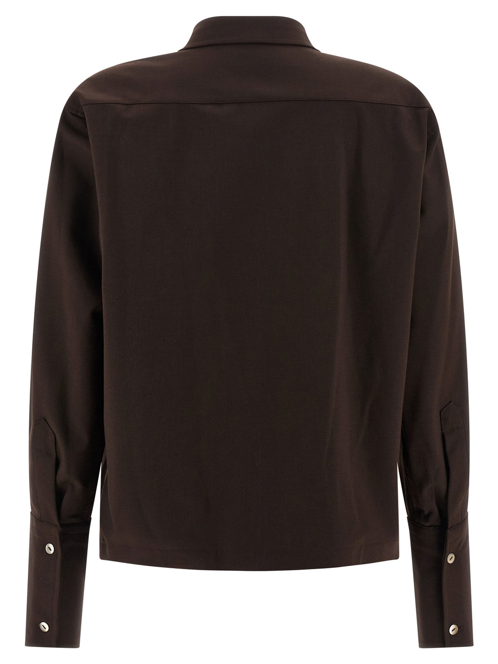 Brown Polyester Blouse