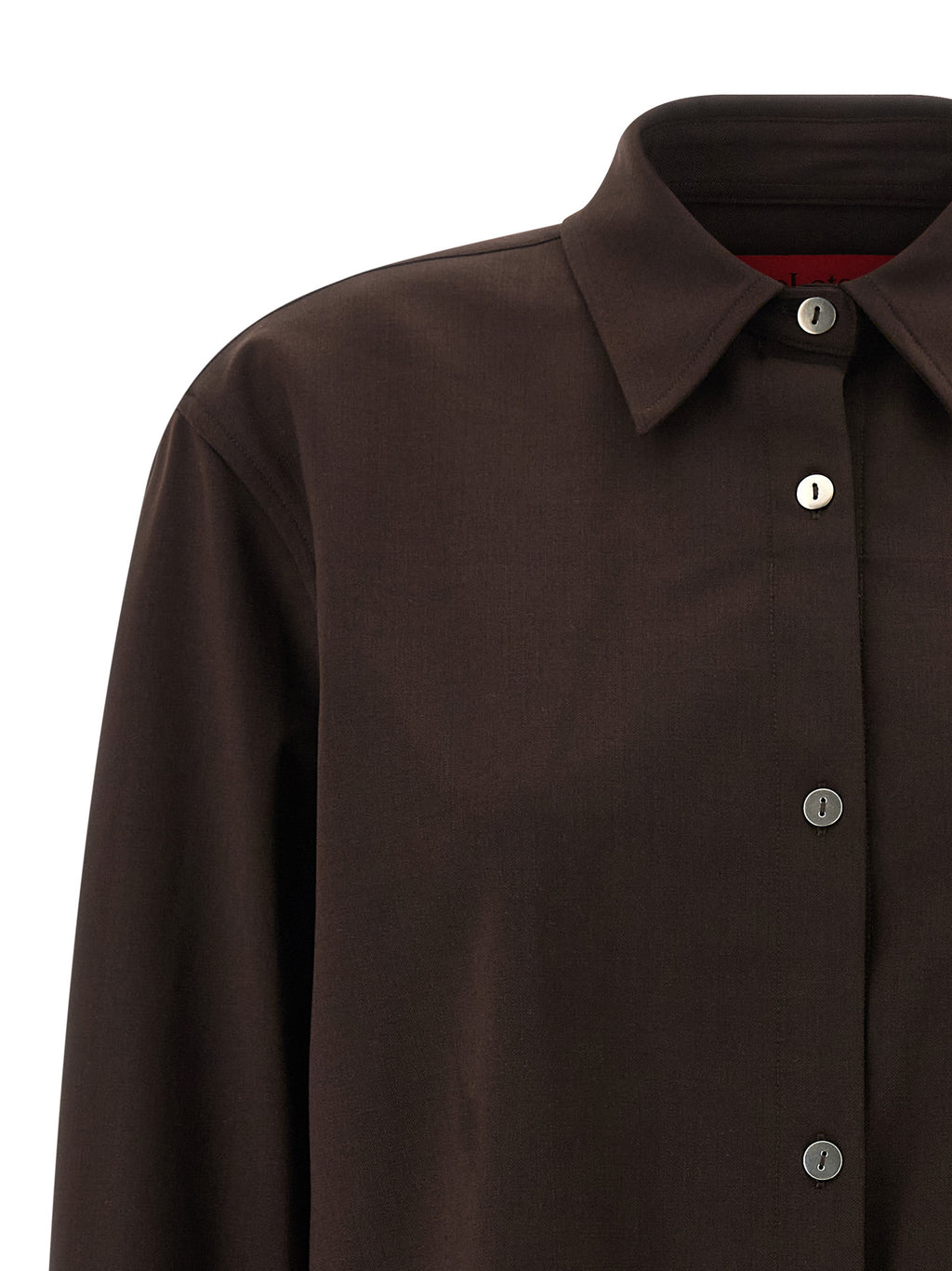 Brown Polyester Blouse