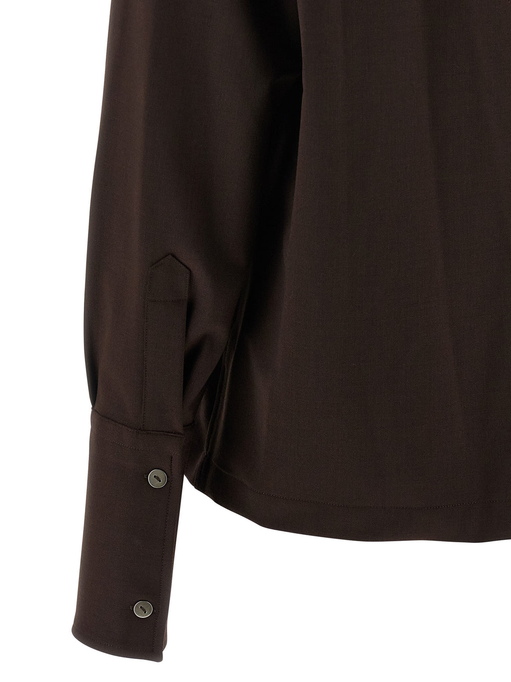 Brown Polyester Blouse