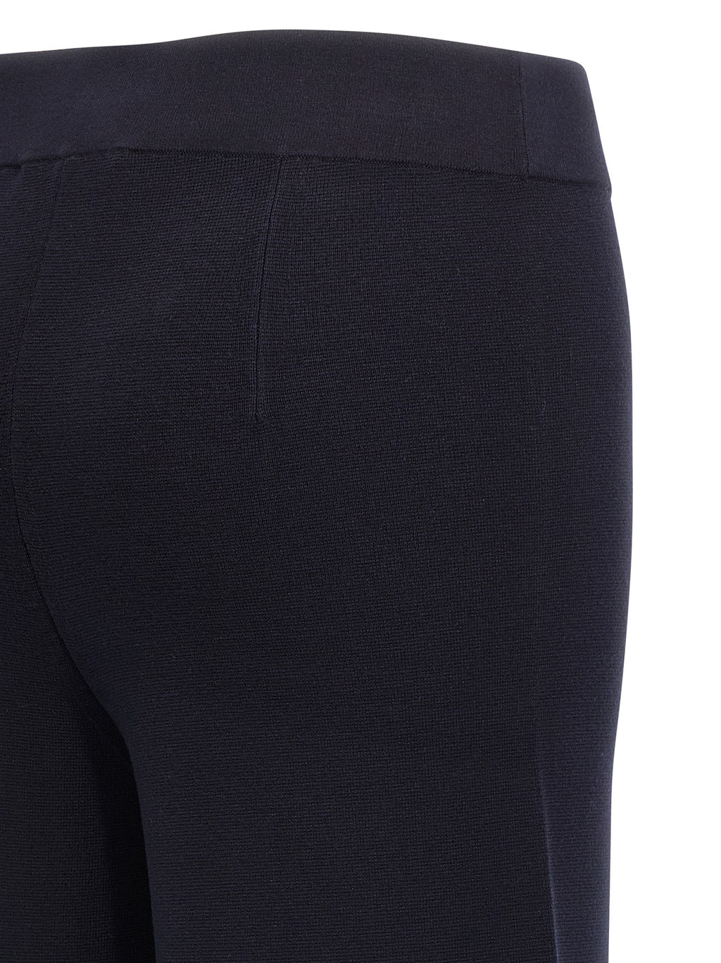 Blue Viscose Casual Pants