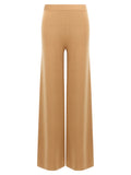 Brown Wool Casual Pants