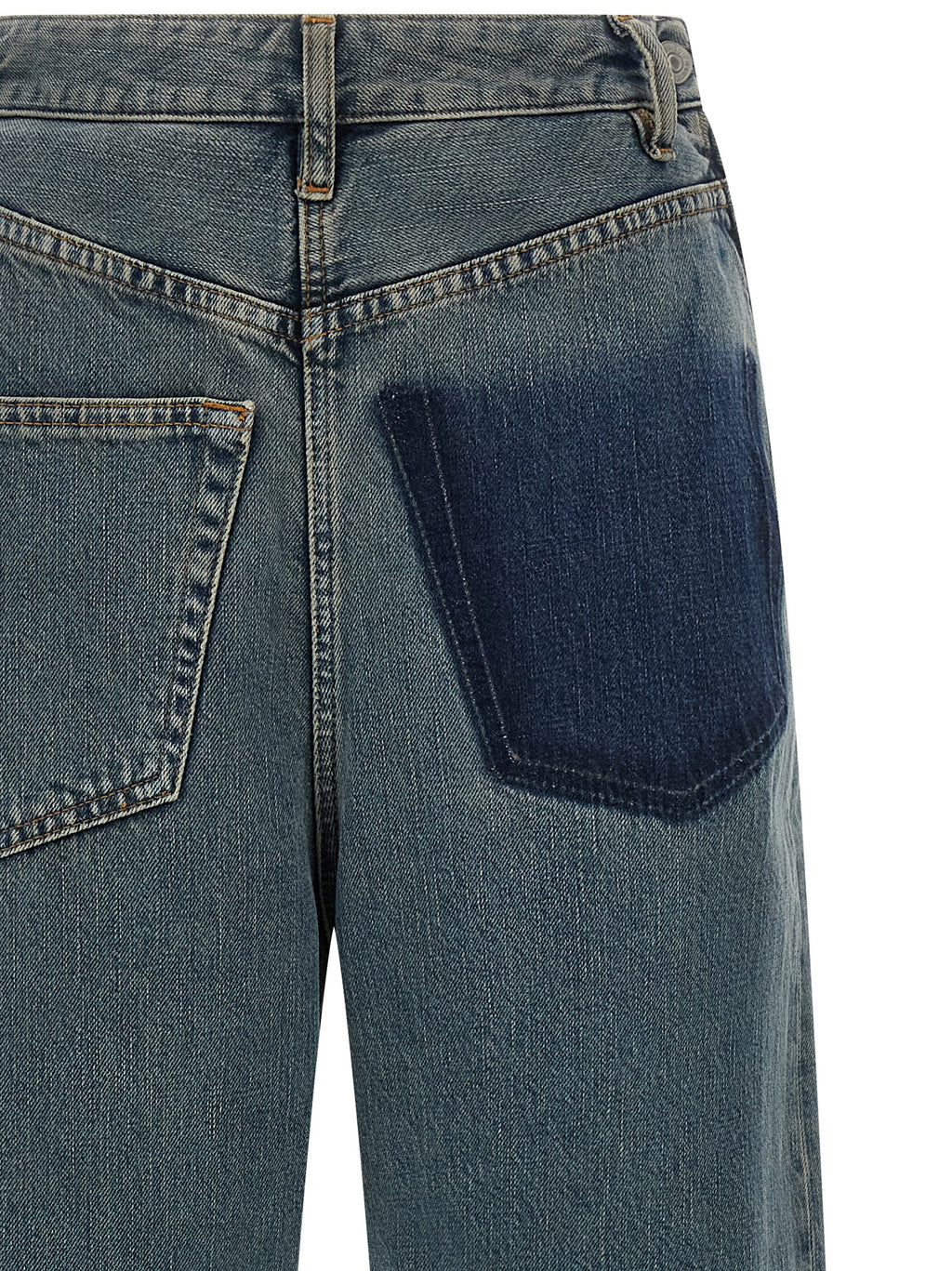 Blue Cotton Jeans Denim