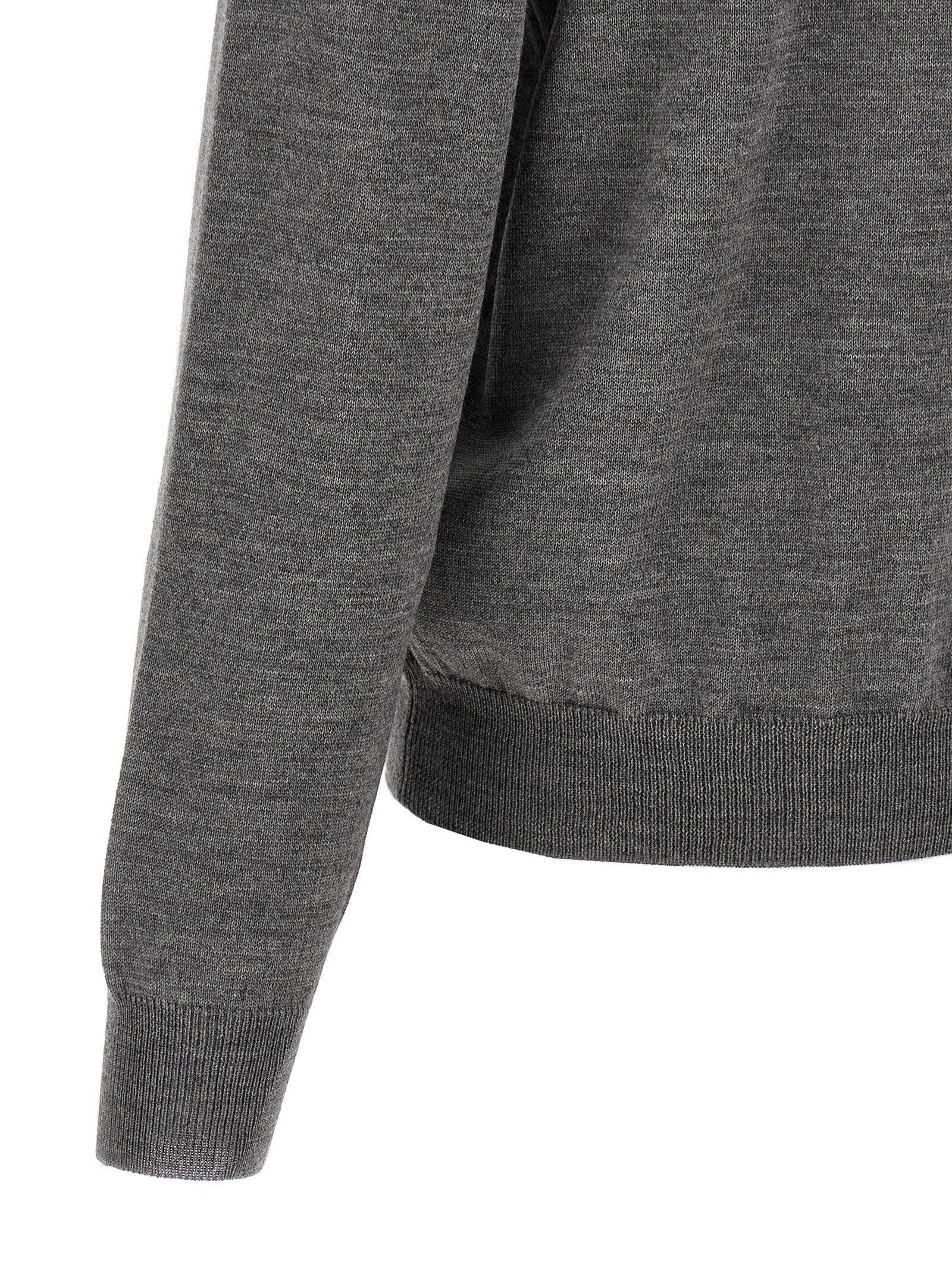 Gray Wool Cardigan