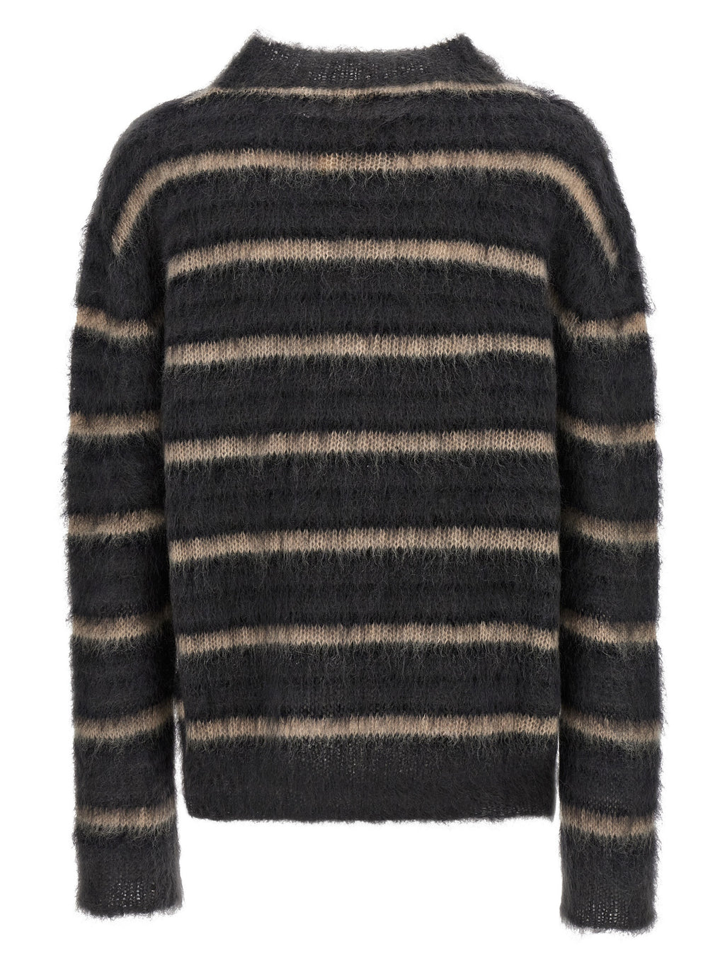 Gray Fabric Cardigan
