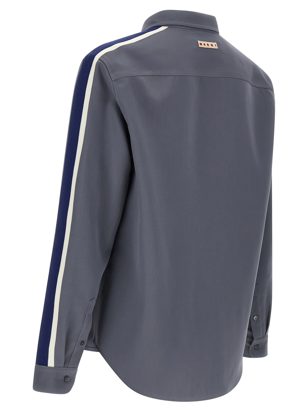 Gray Virgin Wool Blouse