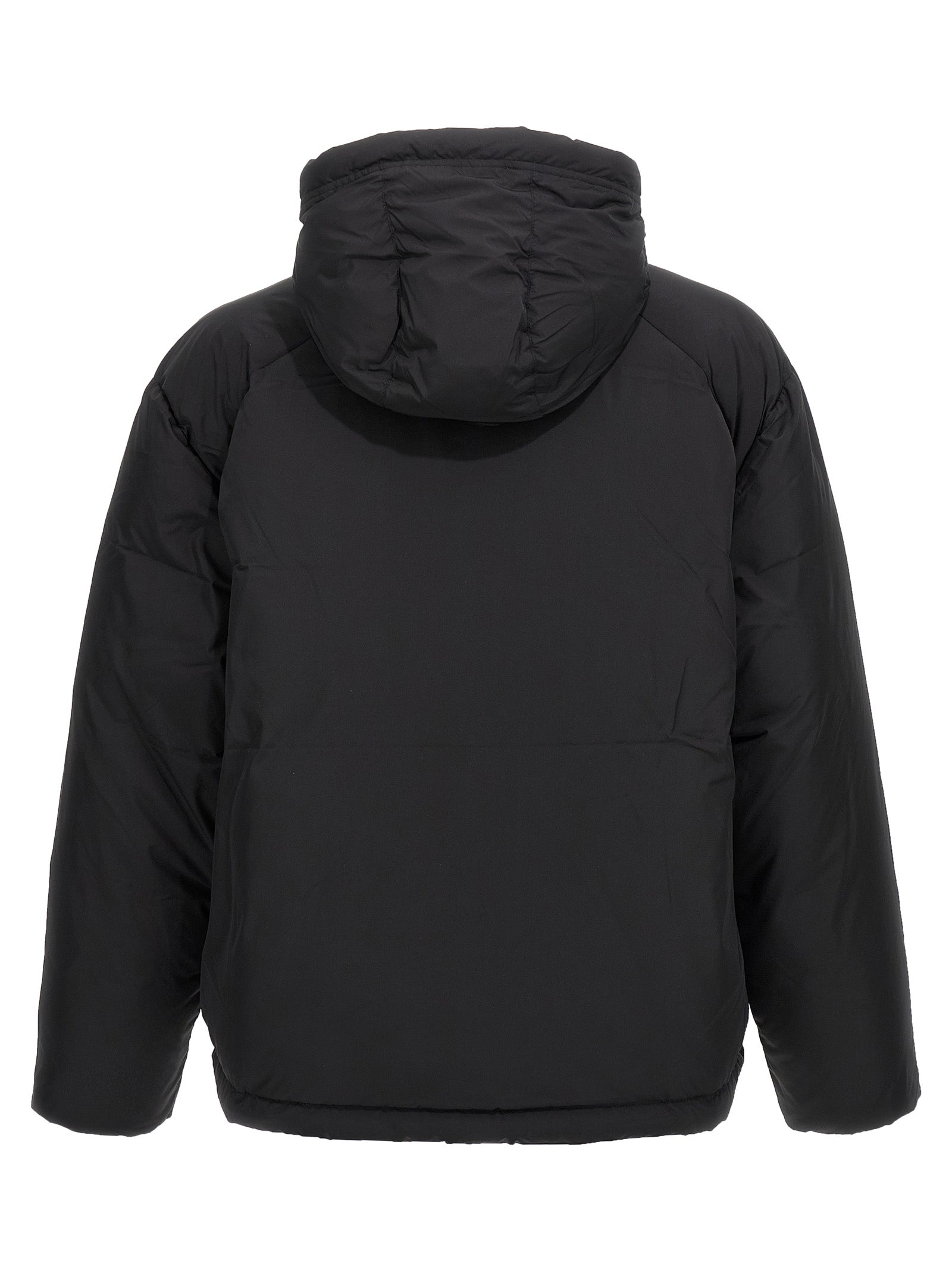 Black Polyester Shell Jacket