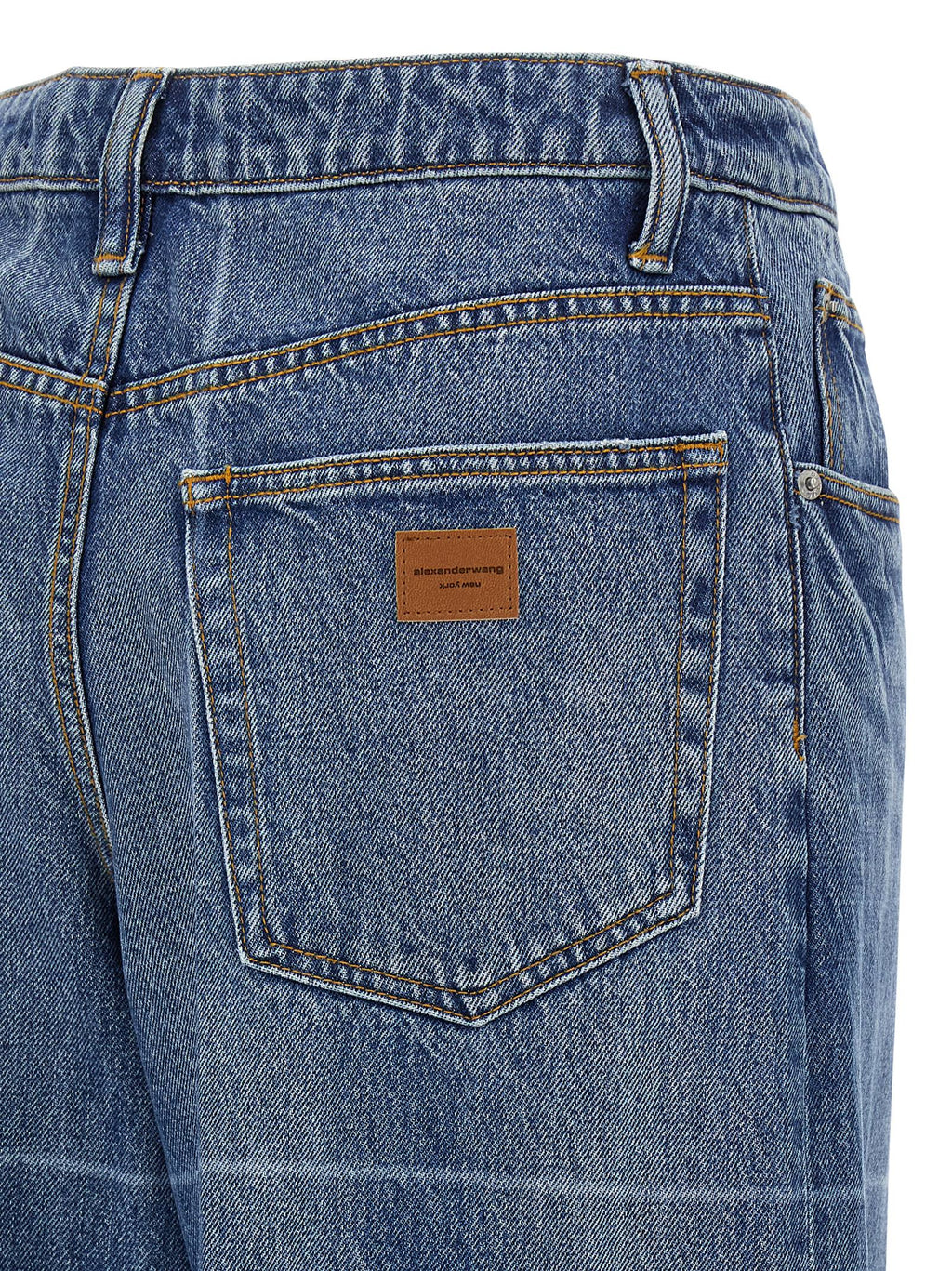 Blue Cotton Jeans Denim