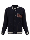 Blue Virgin Wool Bomber
