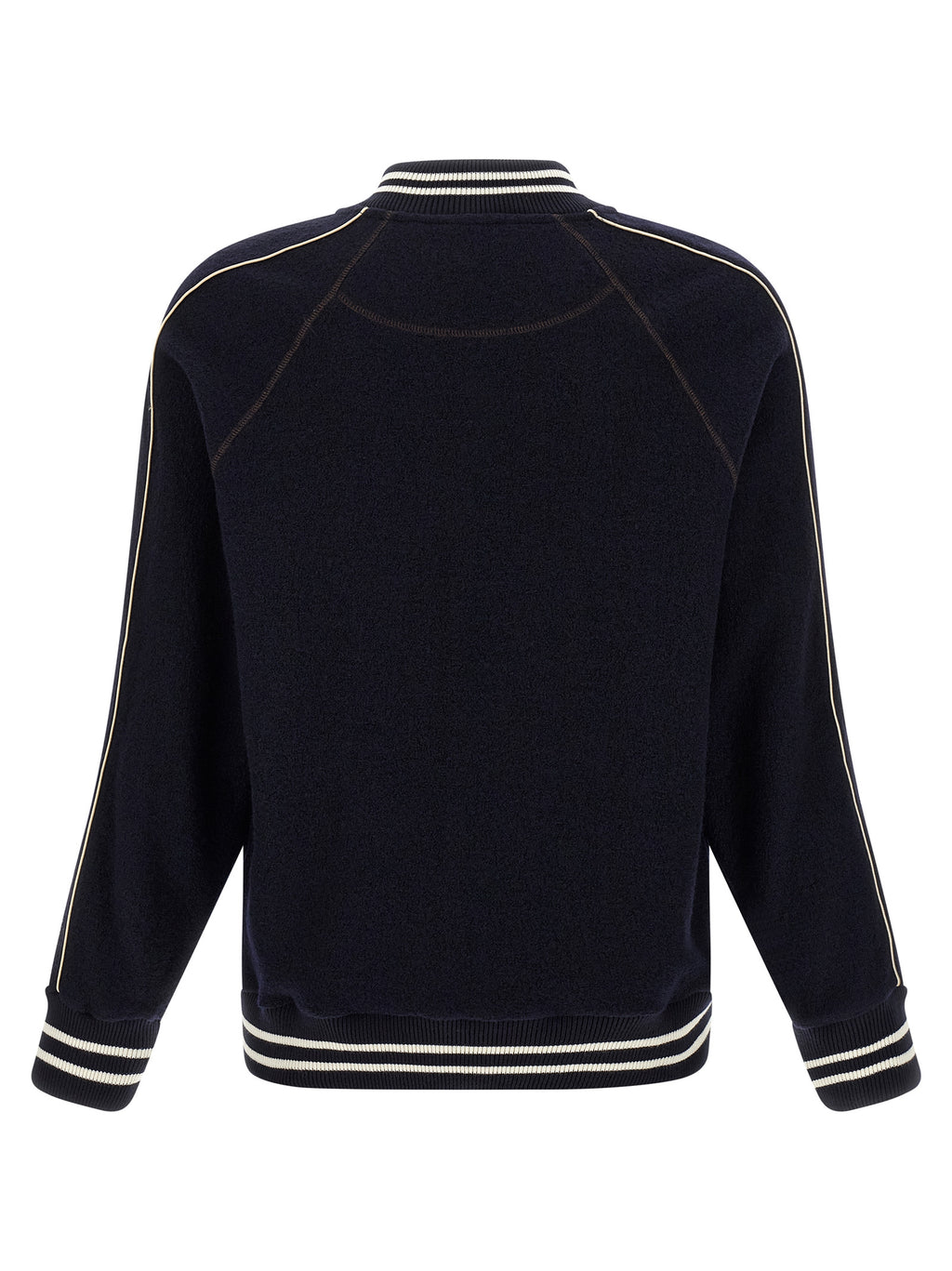 Blue Virgin Wool Bomber