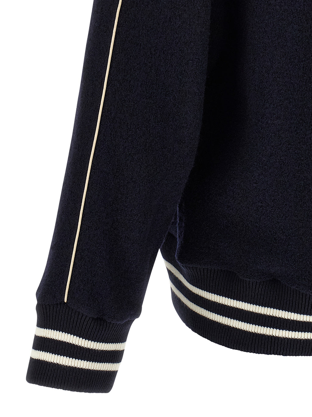 Blue Virgin Wool Bomber