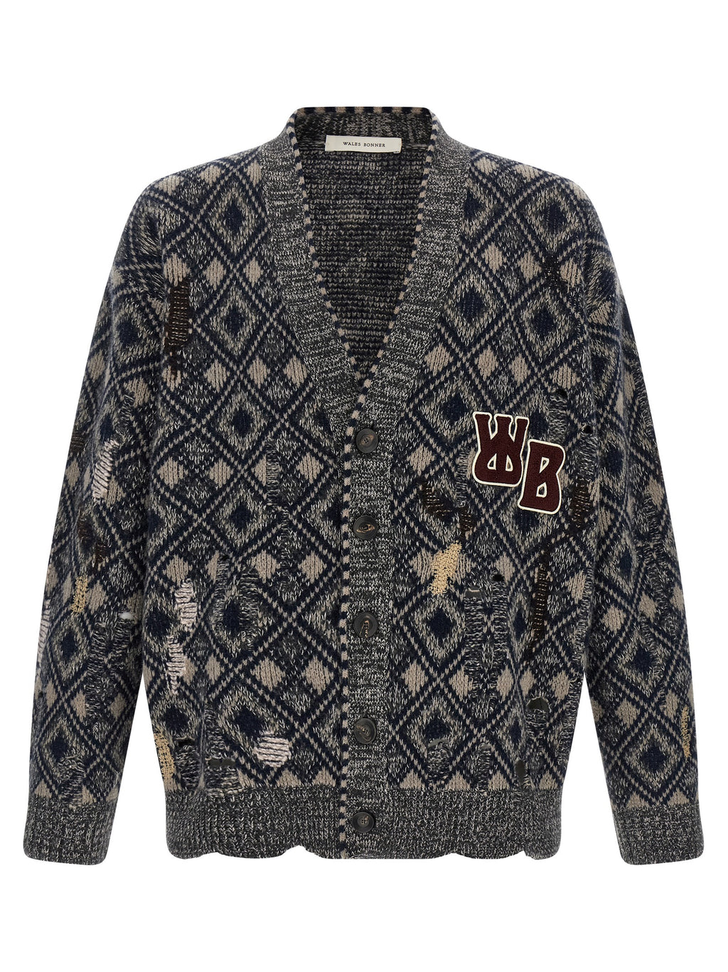 Multicolor Merino Wool Cardigan