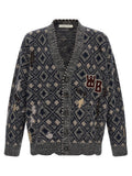 Multicolor Merino Wool Cardigan