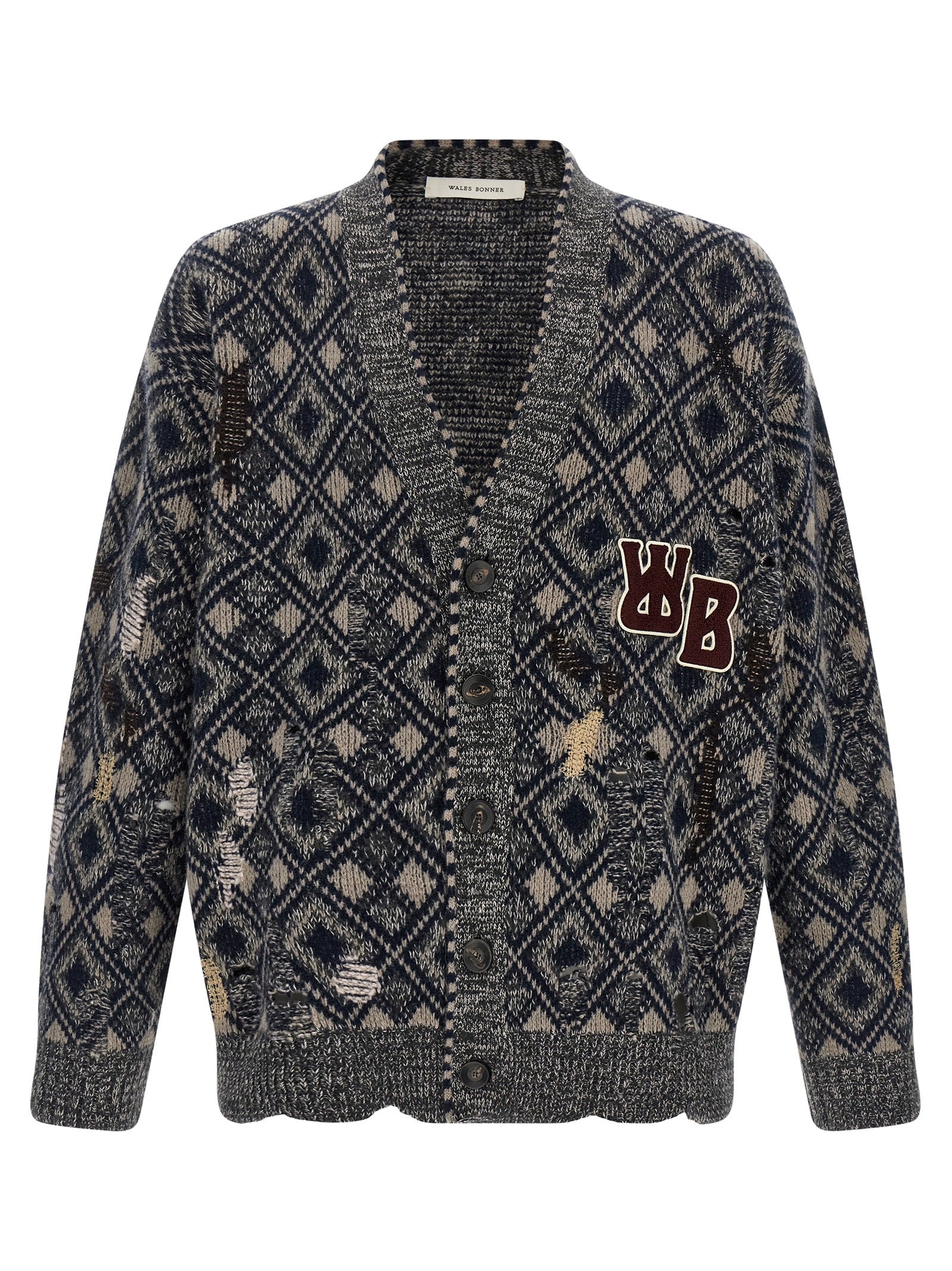 Multicolor Merino Wool Cardigan