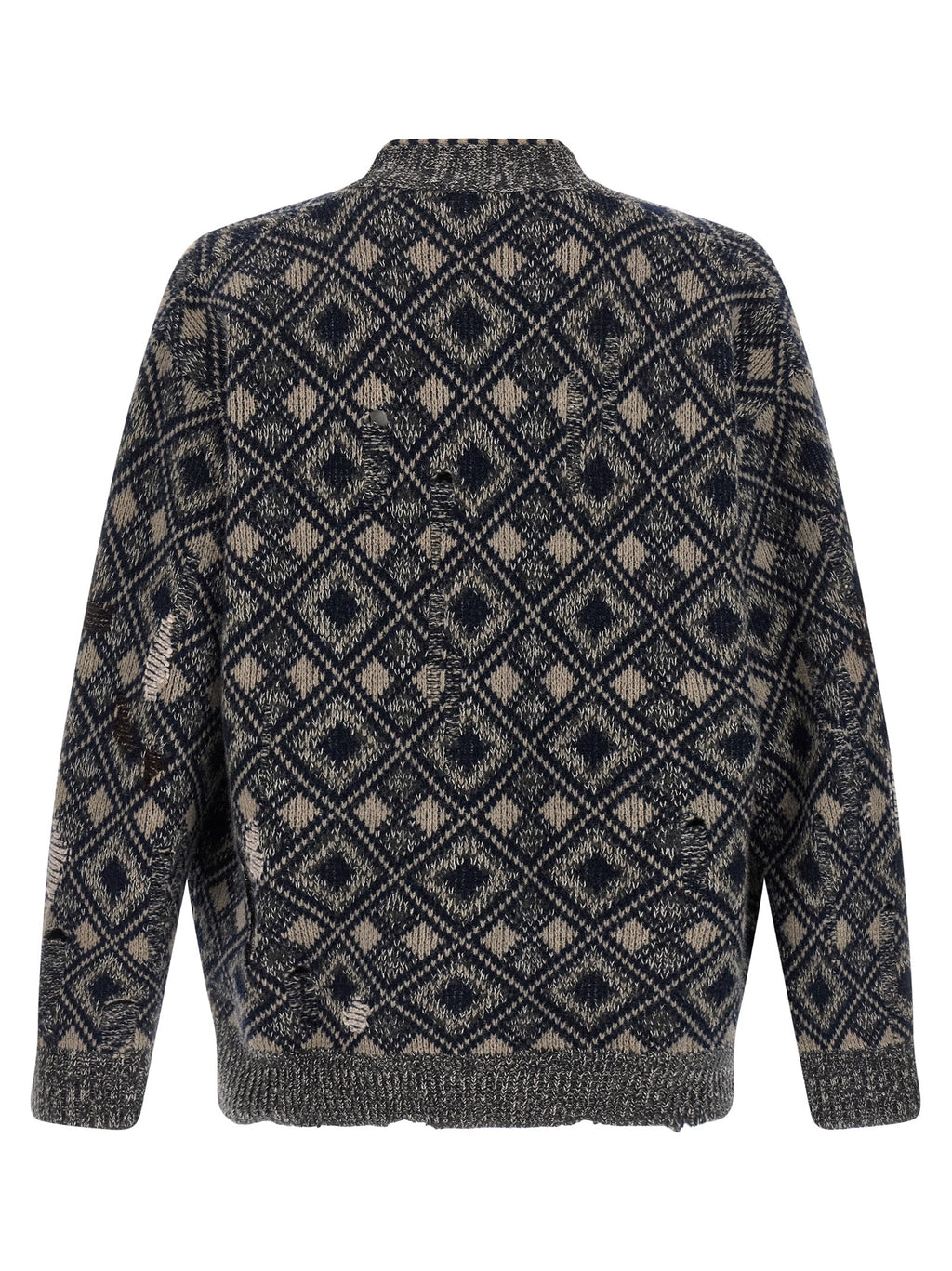 Multicolor Merino Wool Cardigan