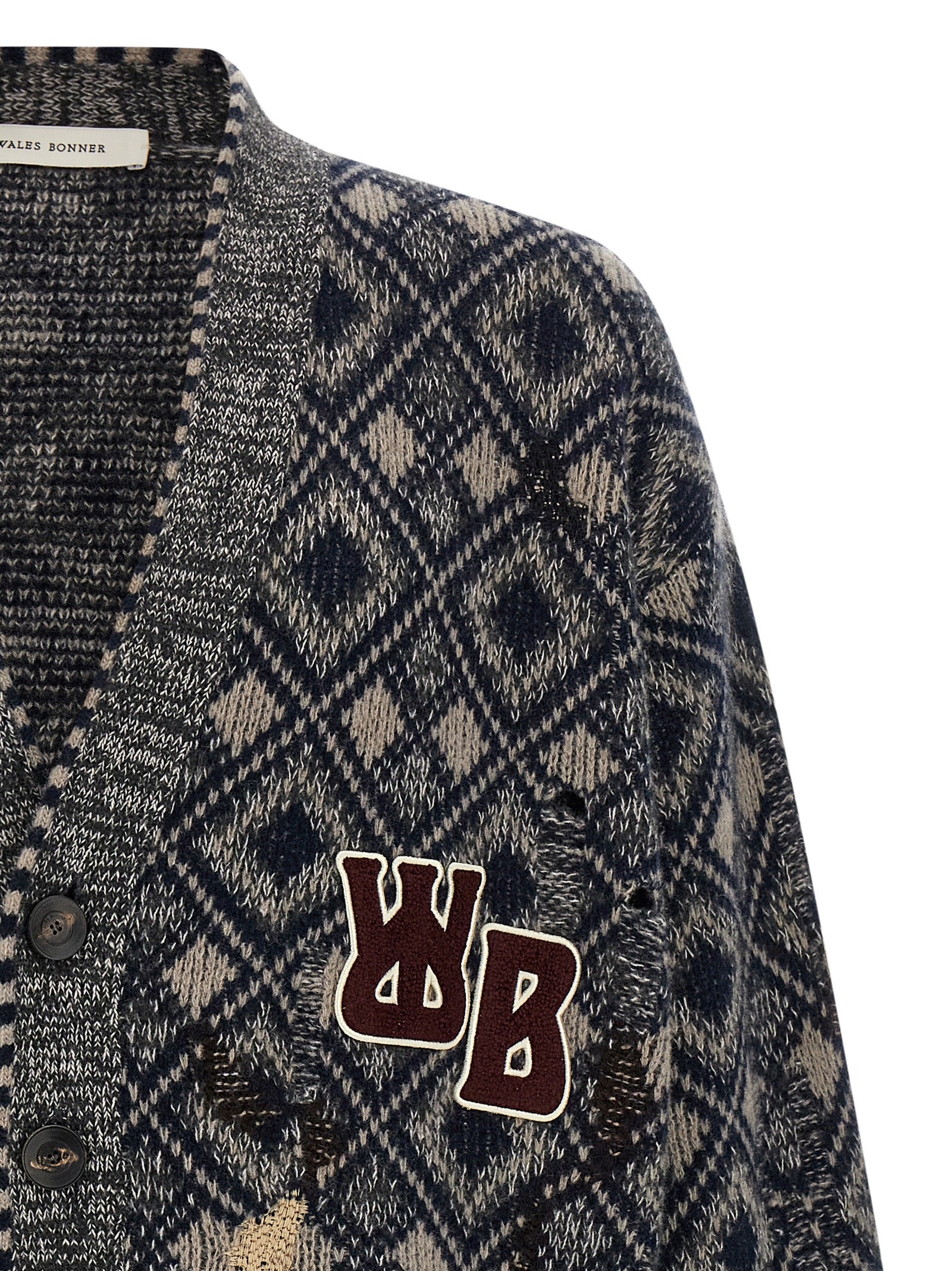 Multicolor Merino Wool Cardigan