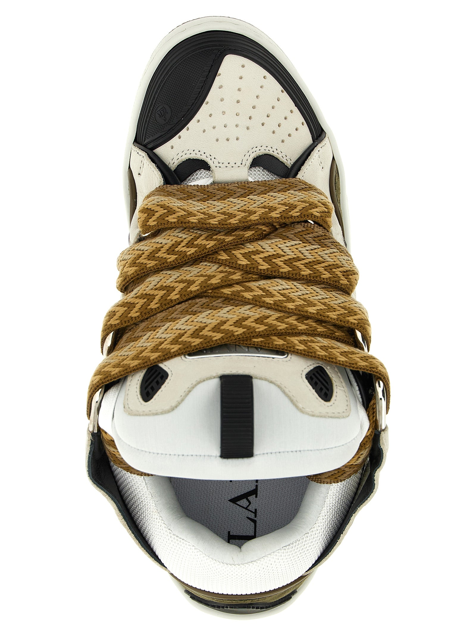 Multicolor Calf Leather Bos Taurus Chunky Sneakers