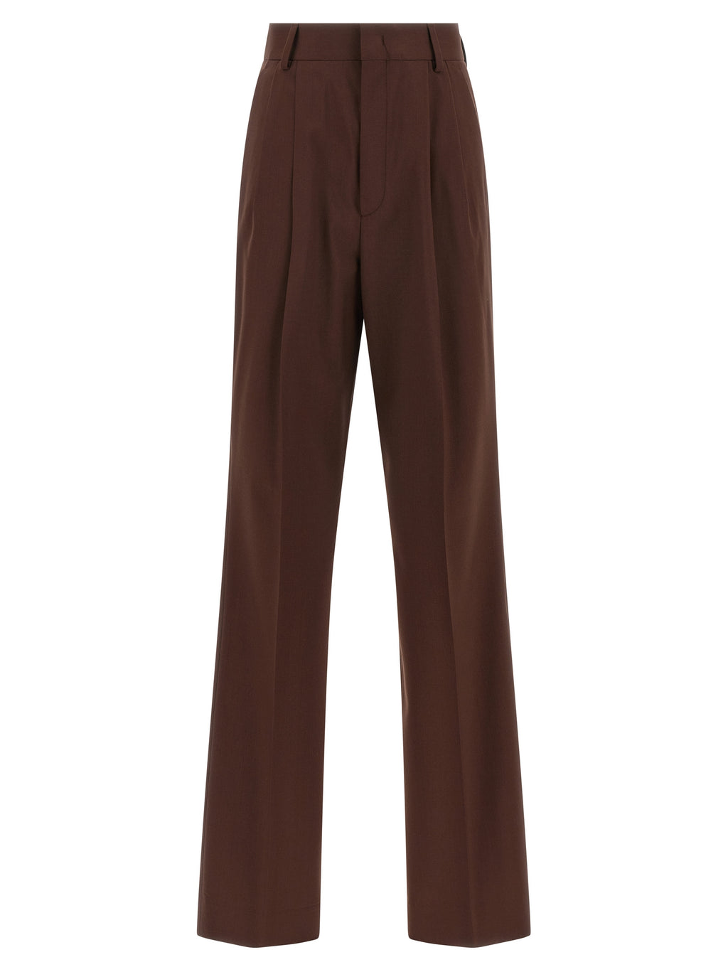 Brown Wool Dress Pants