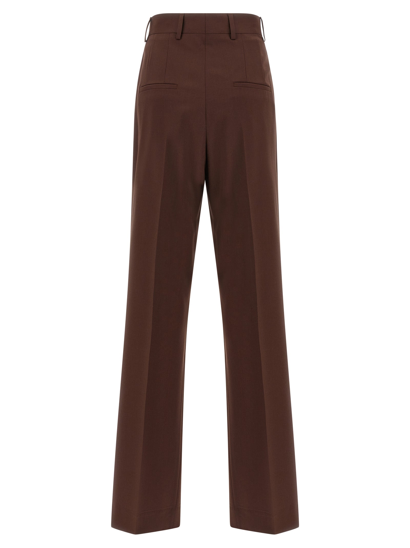 Brown Wool Dress Pants