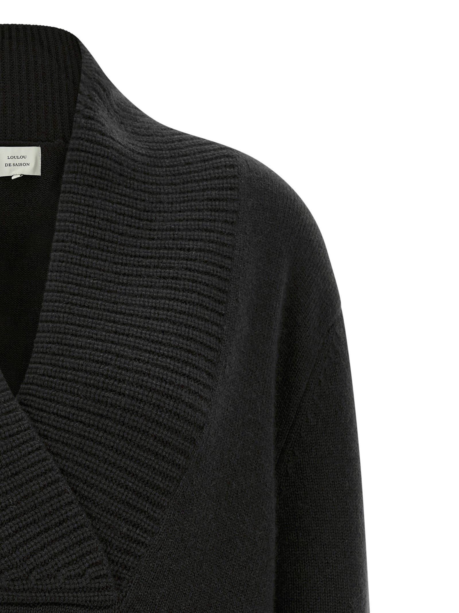Black Cashmere Cardigan