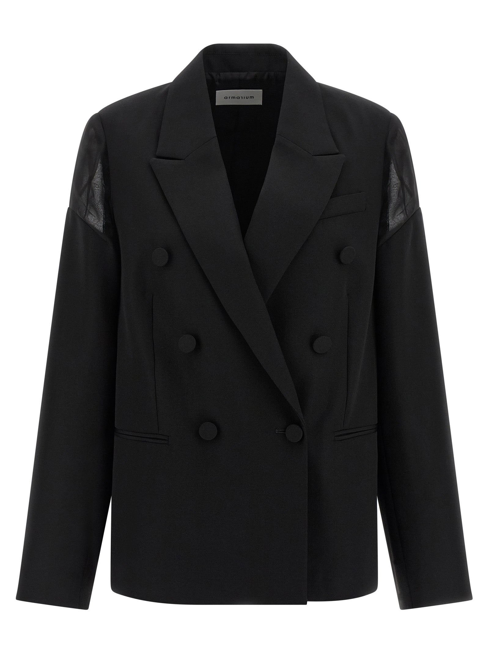 Black Virgin Wool Blazer