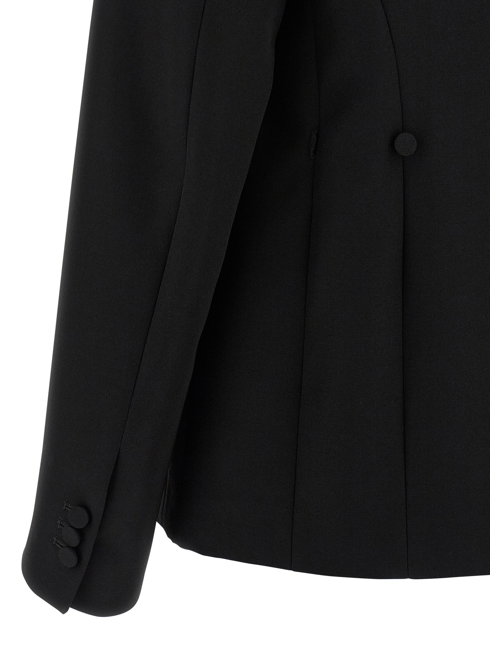 Black Virgin Wool Blazer