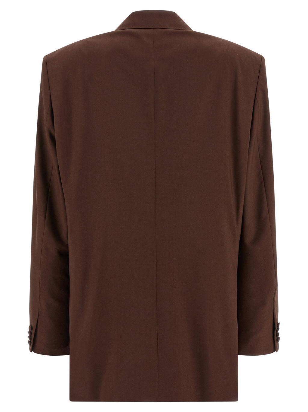 Brown Virgin Wool Blazer