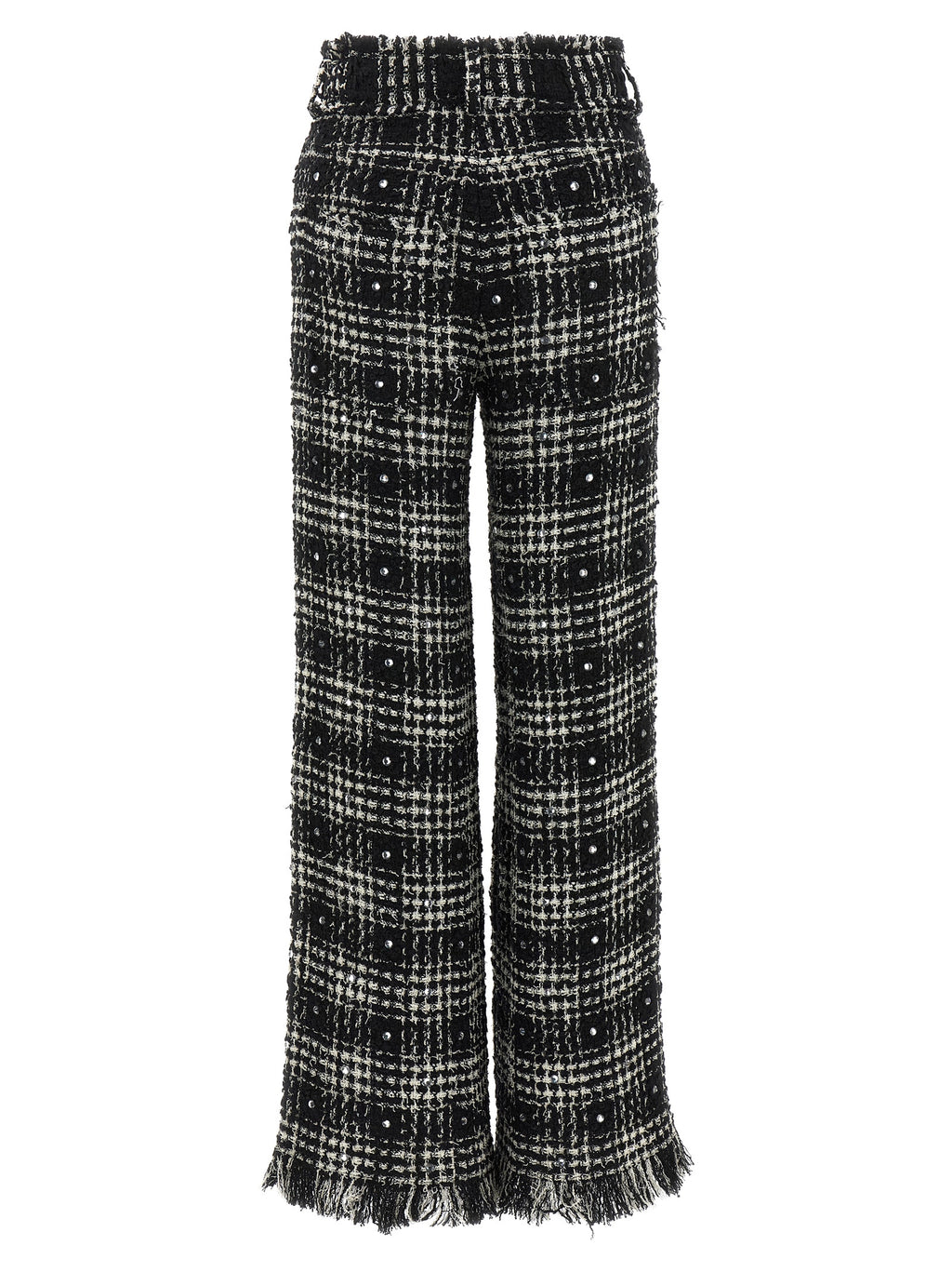 Bicolor Cotton Casual Pants