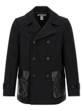 Black Polyester Coat