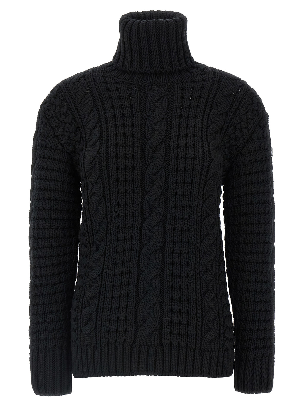 Black Virgin Wool Cardigan