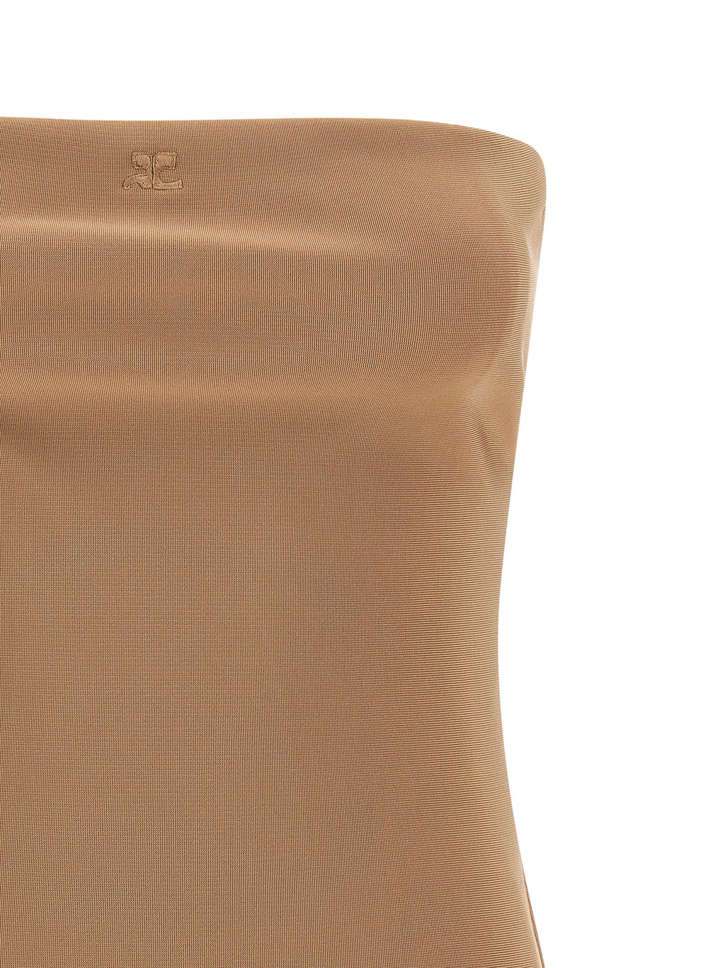 Beige Viscose Bodysuit