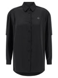 Black Polyester Blouse