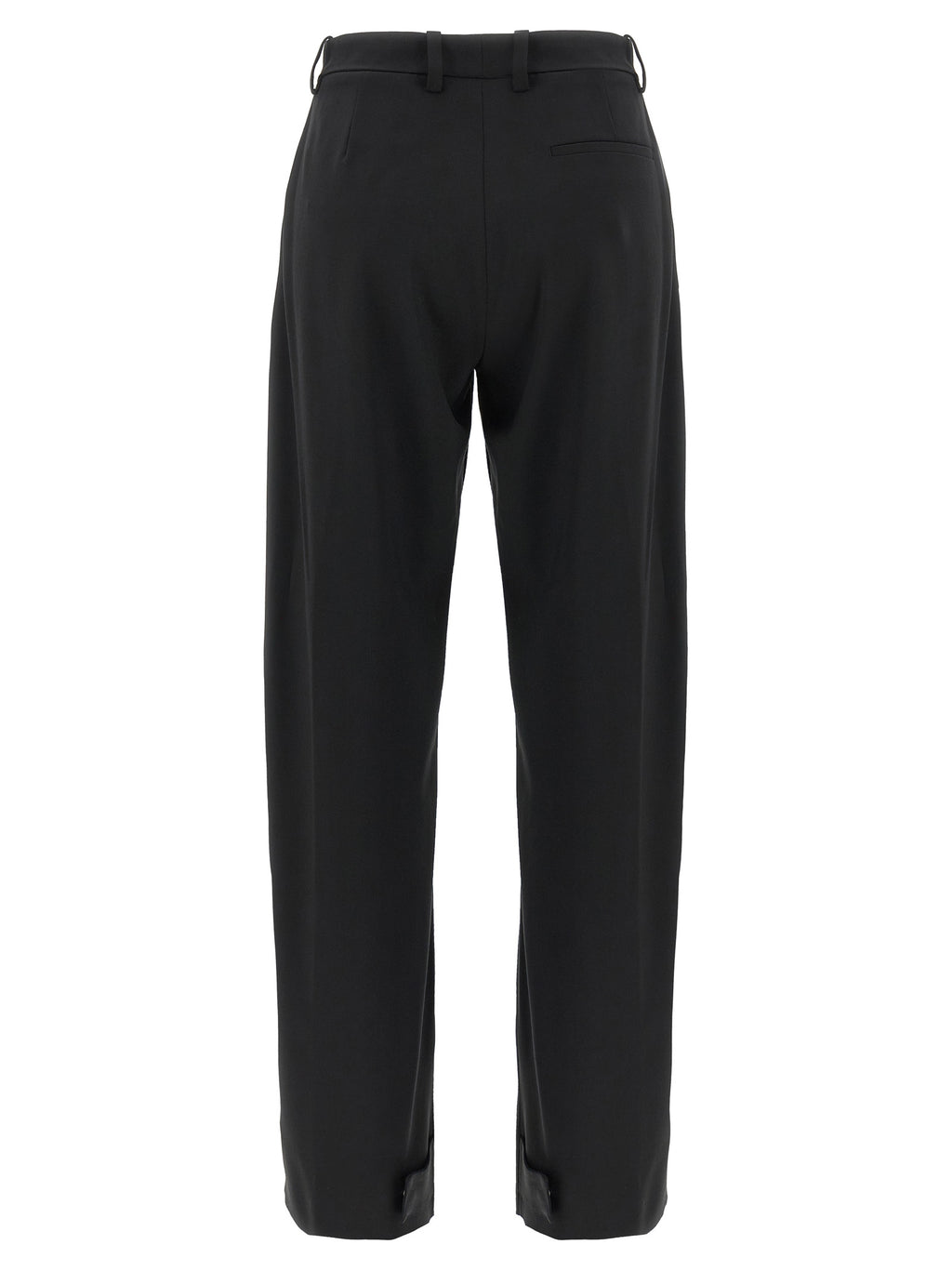 Black Polyester Dress Pants