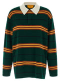 Bicolor Cashmere Polo Shirt